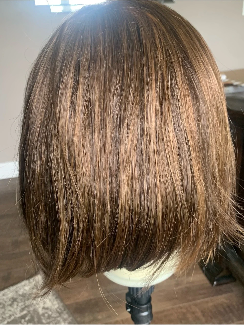 Jon Renau Alison in Caramel Ribbon Sleek Bob Style